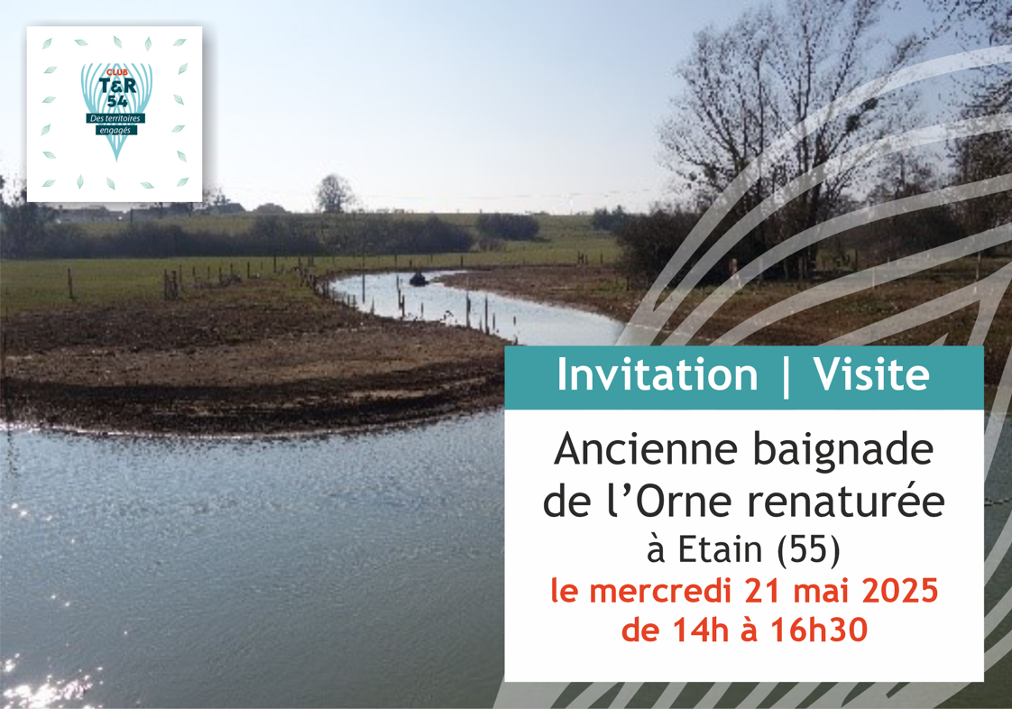 Invitation | Visite de l’ancienne baignade de l’Orne renaturée à Etain (55)